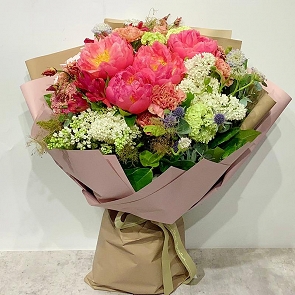 MD02 母親節荷蘭牡丹花束